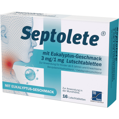 Septolete mit Eukalyptus-Geschmack 3 mg/1 mg